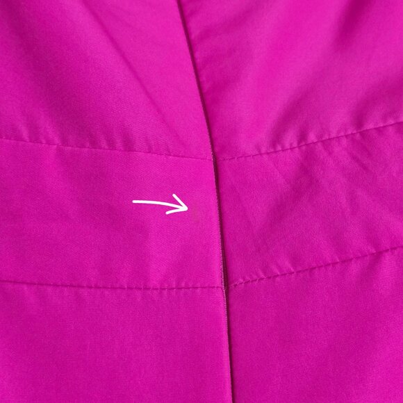 Alexis Azalea Maxi Dress Magenta Pink Twist Cutout Tiered Gown M‎ - Picture 12 of 16